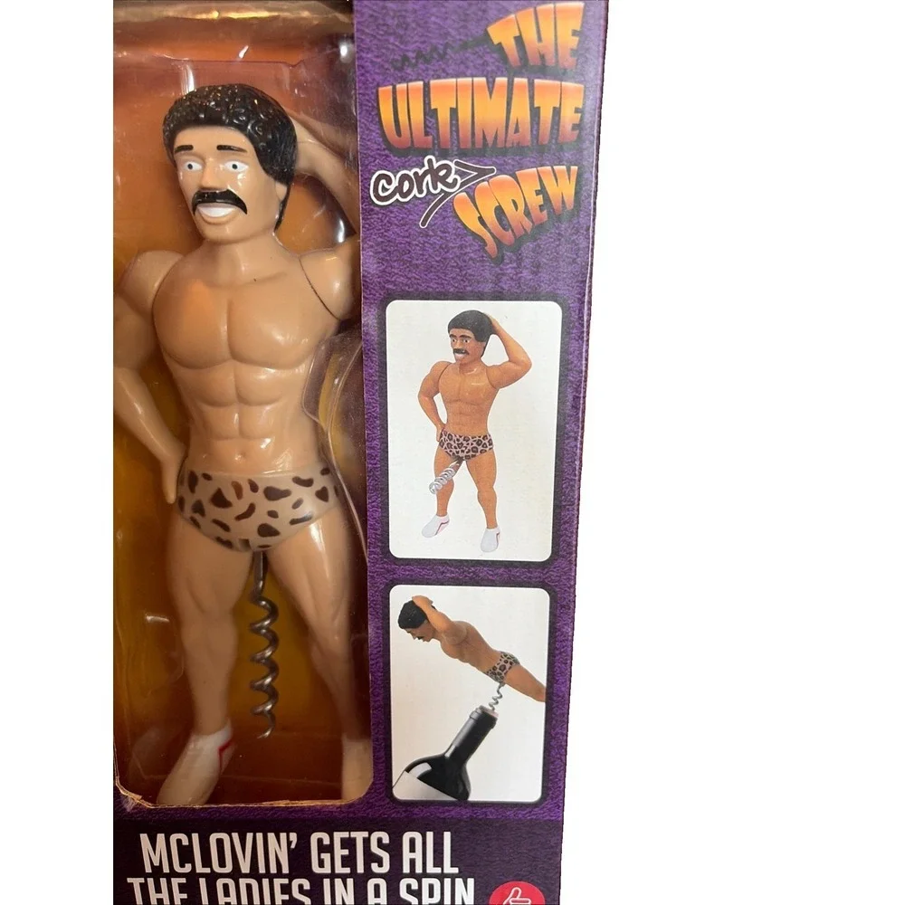 McLovin The Muscle Man Corkscrew Wine Lover Gag Gift Gigolo Adult Art Novelty C6